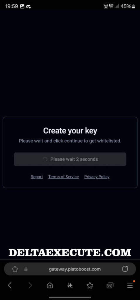 Create Delta Key