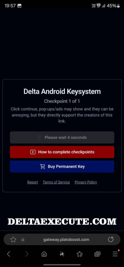 Get Delta Key